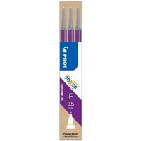Wkad FRIXION POINT 0, 5mm fioletowy (3 sztuki) BLS-FRPS-V-S8 PILOT