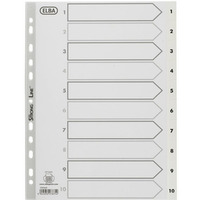Przekadki numeryczne do segregatora A4 1-10 biae PP 100204765 OXFORD