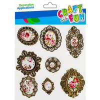 Metalowe ramki samoprzylepne (8szt.) 501468 Craft with Fun