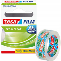 Taśma biurowa ECO CLEAR 10m x 15mm w pudełku TESA 57035-00000-01