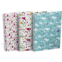 Koonotatnik B5 60k kratka 90g FLORAL 400094955 OXFORD