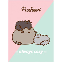Zeszyt szkolny A4 32 kartki w kratk laminowany PUSHEEN ST.MAJEWSKI