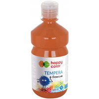 Farba TEMPERA Premium 500ml brzowa HAPPY COLOR HA 3310 0500-7