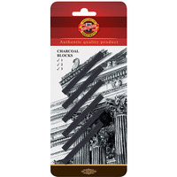 Wgiel prasowany w sztyfcie twardo 1, 2, 3; 7x7mm op. 6szt KOH-I-NOOR 8683