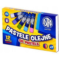 Pastele olejne zestaw 12 kolorw kredki 313112001 ASTRA