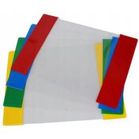 Okadki na zeszyty szkolne A5 kolorowe 10 sztuk 21, 2x30, 3cm OZK10-01 BIURFOL