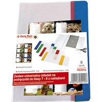 Okadki na podrczniki do klasy 7-8 z naklejkami 0402-0147-99 PANTA PLAST