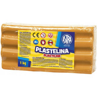Plastelina szkolna dla dzieci 1kg pomaraczowa 303111005 ASTRA