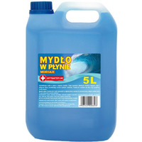 Mydło w płynie 5L antybakteryjne niebieskie klarowne 185103