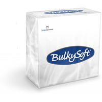 Serwetki BULKYSOFT 33x33mm 2warstwy (100szt) białe; 32980