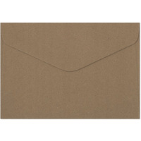 Koperta ozdobna 114x162mm KRAFT c.brzowy C6 120g (8szt.) 280222 Galeria Papieru