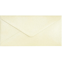 Koperta 80x160mm Pearl kremowy 150g. (10szt.) 280491 Galeria Papieru