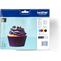 Tusz BROTHER (LC123VALBP) cza+nie+pur+ (4szt)