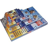 Folia do lamininacji 54x86mm 125mic standard bysk 325412 ARGO
