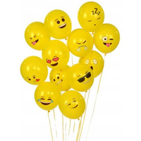 Balony Emoty Party metaliczne (12szt.) 170-2347 FIORELLO