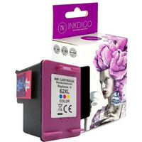 Tusz INKDIGO (HP-62XC-2) kolor 21ml zamiennik HP (62XL/C2P07AE)