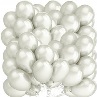 Balony 12` metalizowane BIAE (50szt.) 170-2633 FIORELLO