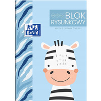 Blok rysunkowy szkolny A3 biay 20 kartek 120g KIDS 400170350 OXFORD