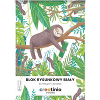 Blok rysunkowy szkolny A4 biay 20 kartek 90g 400176663 TOP 2000