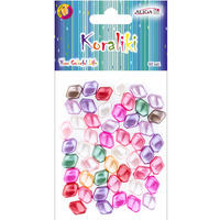 Koraliki plastikowe mix kolorw i rozm. 50szt. PJ-7896 ALIGA