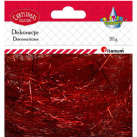 Wos anielski 20g czerwony metaliczny 389728 TITANUM
