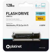 Pamięć USB-A 128GB PLATINET X-DEPO USB 3.0 czarny (42287)
