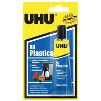 Klej UHU do plastikw All Plastics 30g, U 37595 BK