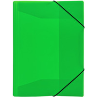 Teczka z gumką A4 PP neon zielony TG-NEON-A4-03 BIURFOL