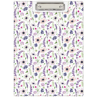 Teczka z klipem na dokumenty Clipboard A4 PVC wzr Kwiaty KHN-04-32 BIURFOL