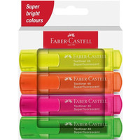 Zakrelacz 1546 4 kolory neonowe opakowanie kartonowe 254644 FABER-CASTELL