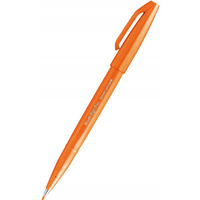 Pisak BRUSH SIGN PEN pomaraczowy SES15C-F PENTEL