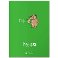 Zeszyt szkolny A5 60 kartek w linie 70g JZYK POLSKI 9500004 HERLITZ