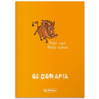 Zeszyt szkolny przedmiotowy A5 60 kartek w kratk 70g GEOGRAFIA 9500042 HERLITZ