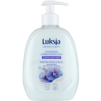 Mydo w pynie z dozownikiem LUKSJA 500ml LINSEED/ Len i mleczko ryowe