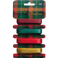 Zestaw wstek 4x2m CHRISTMAS INTERDRUK