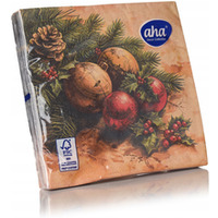 Serwetki witeczne na Boe Narodzenie wita 33x33cm papierowe 20 sztuk BN-138 AHA