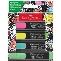 Zakrelacze 1546 4kolory edycja graffiti opakowanie kartonowe 254690 FABER-CASTELL