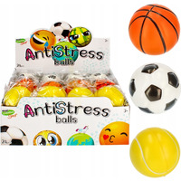 Pika antystresowa 7cm SPORT mix 459749 MEGA CREATIVE