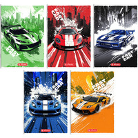 Zeszyt szkolny A5 32 kartki w kratk 70g FAST CAR 400196836 HERLITZ