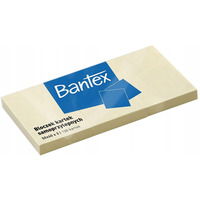 Karteczki samoprzylepne bloczek 50x40mm Zestaw 100 kartek x 3 sztuki ty 400086386 BANTEX