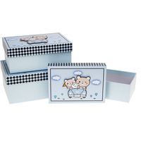 Zestaw pudeek ozdobnych PUD-23267-PR (3szt) ROZETTE