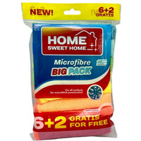 Ściereczka z mikrofibry uniwersalna 30x30cm (8szt) SPONTEX