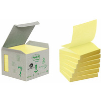 Bloczki ekologiczne samoprzylepne 76x76mm te R330-1B Z-Notes 6 bloczkw po 100 kartek 009544113 3M