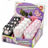 Temperówka podwójna z pojemnikiem KOCI ŁAPKA TT8834 PENMATE