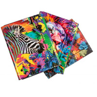 Teczka skrzydowa z gumk ZEBRA 4cm kolekcja AFRYKA 310/97 VAUPE