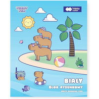Blok rysunkowy Kapibara Yummy Yum biay A4 80g/m2 20ark. HA 3708 2030-0PP HAPPY COLOR