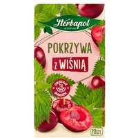 Herbata HERBAPOL owocowo-ziołowa (20 saszetek) Pokrzywa z Wiśnią 30g