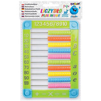 Liczydło plastikowe duże z podpórką 15, 5x22cm mix kolorów F8590 367386 TITANIUM